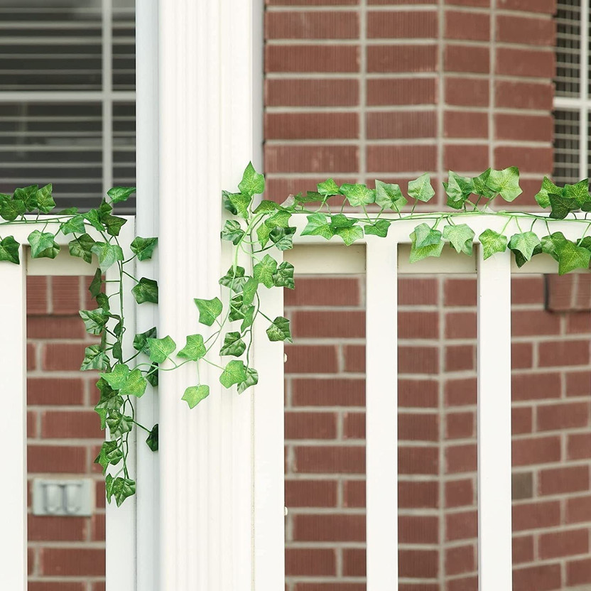 Shandilora Artificial Plants Leaves | Fake Green Leaves | Indoor & Outdoor Decoration Artificial Plant(80 cm, Green)