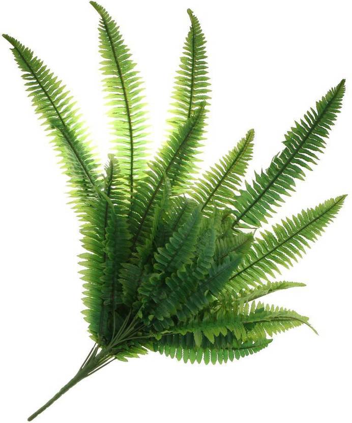 Calandis Artificial Fern Plant Wall Hanging Persian Rattan Plastic Fern