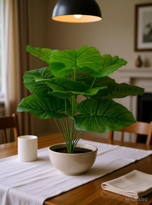 BK BK Mart Money Plant with 12 Long Leaves Without Pot Artificial Plant(50 cm, Green) - Flipkart Deal