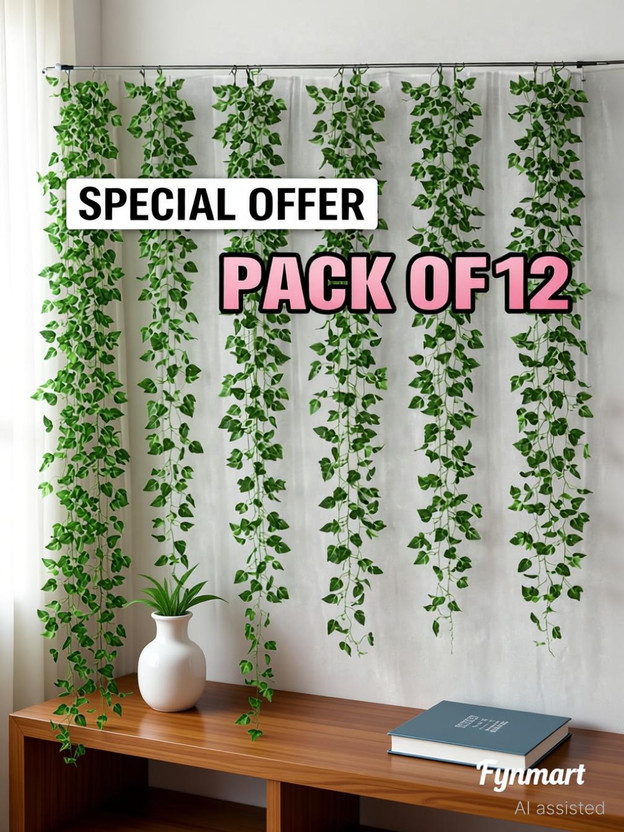 Fynmart wl-12 Artificial Plant(284 cm, Green)