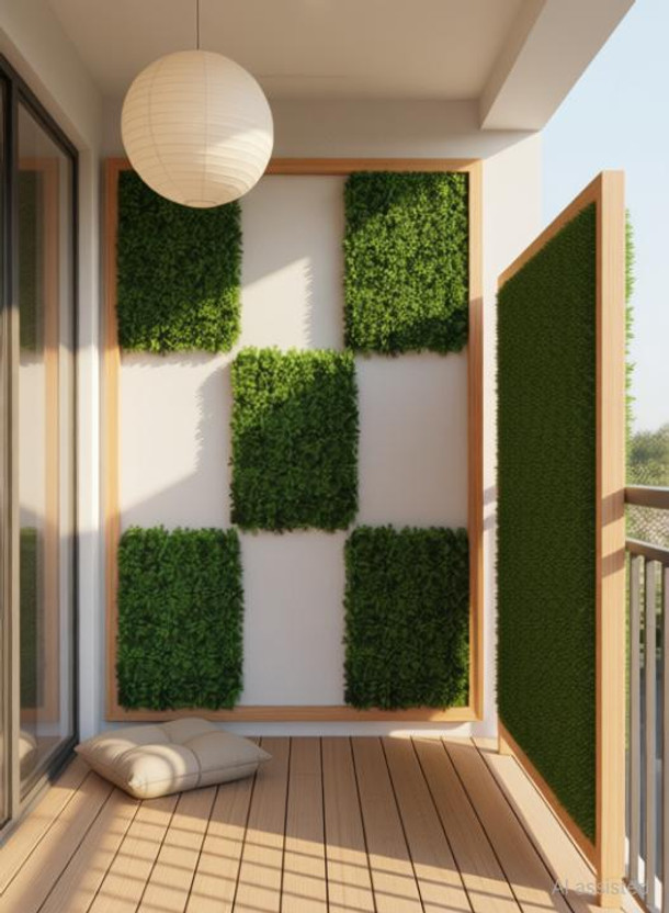 VIMIFORYOU VIMIFORYOU ENUTROF®|| Artificial Vertical Garden grass Wall Panel||(5 Piece) Artificial Plant(58 cm, Green) - Flipkart Deal