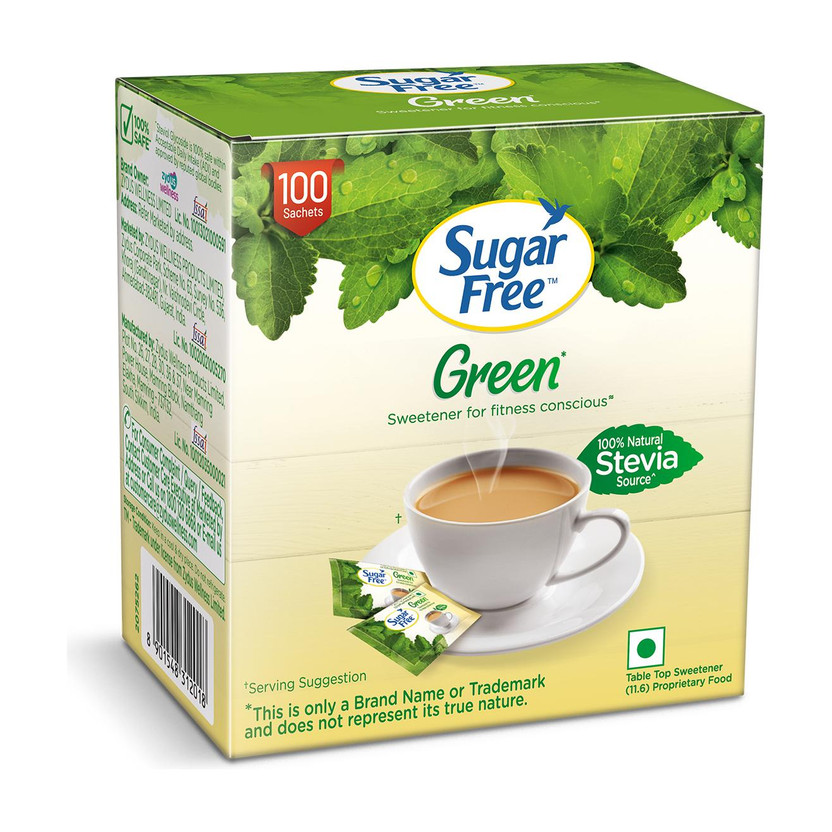 Sugar free Green 100% Natural Made From Stevia Sweetener(75 g)