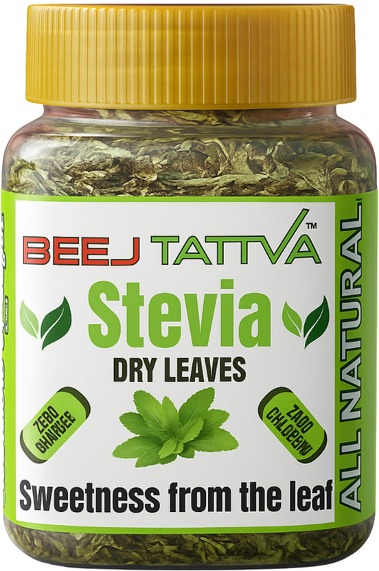 Beej Tattva NutraStevia 25g – Sugar-Free Herbal Sweetener for Diabetic Health Sweetener(25 g)