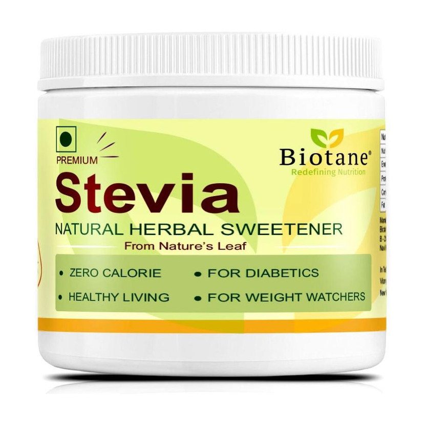 Biotane Premium Sugar Free Stevia Zero Calorie Natural Sweetener Keto& Diabetic Friendly Sweetener(200 g)