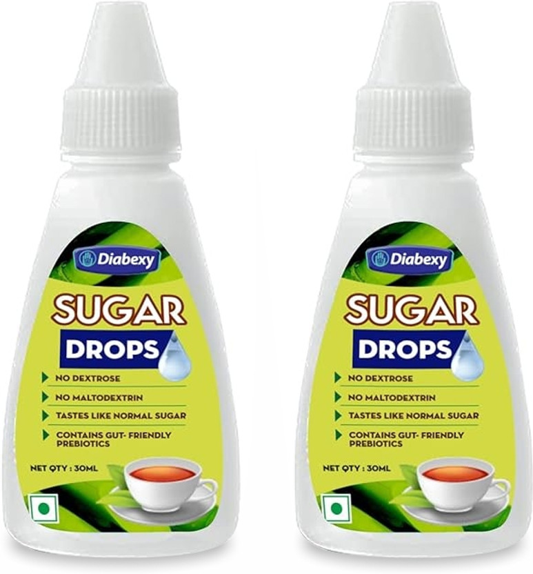 Diabexy Sugar drops Sweetener(30 ml, Pack of 2)