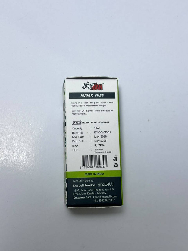 SugarBAN Artificial Sweeteners Sweetener(15 ml)