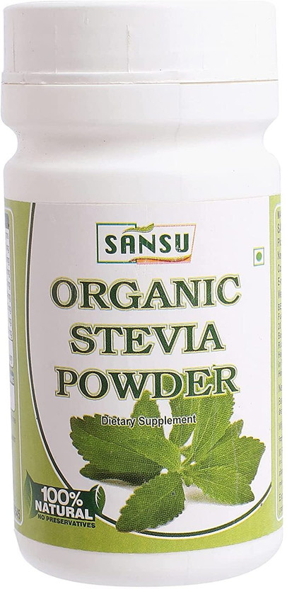SANSU HEALTH CARE Stevia Powder Sugar Free Natural(100gx2) Sweetener(100 g, Pack of 2)