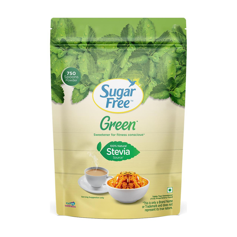 Sugar free Green Stevia ,Made from 100% Natural Meethi Tulsi (Stevia) leaves Sweetener(750 g)
