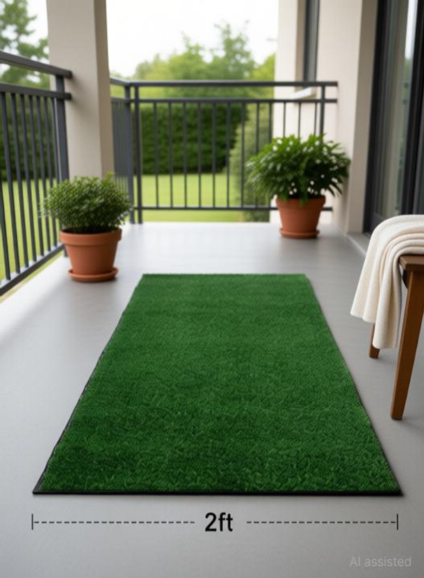 GULISTAAN Artificial Grass, PP (Polypropylene) Floor Mat(Natural Green, Extra Large)
