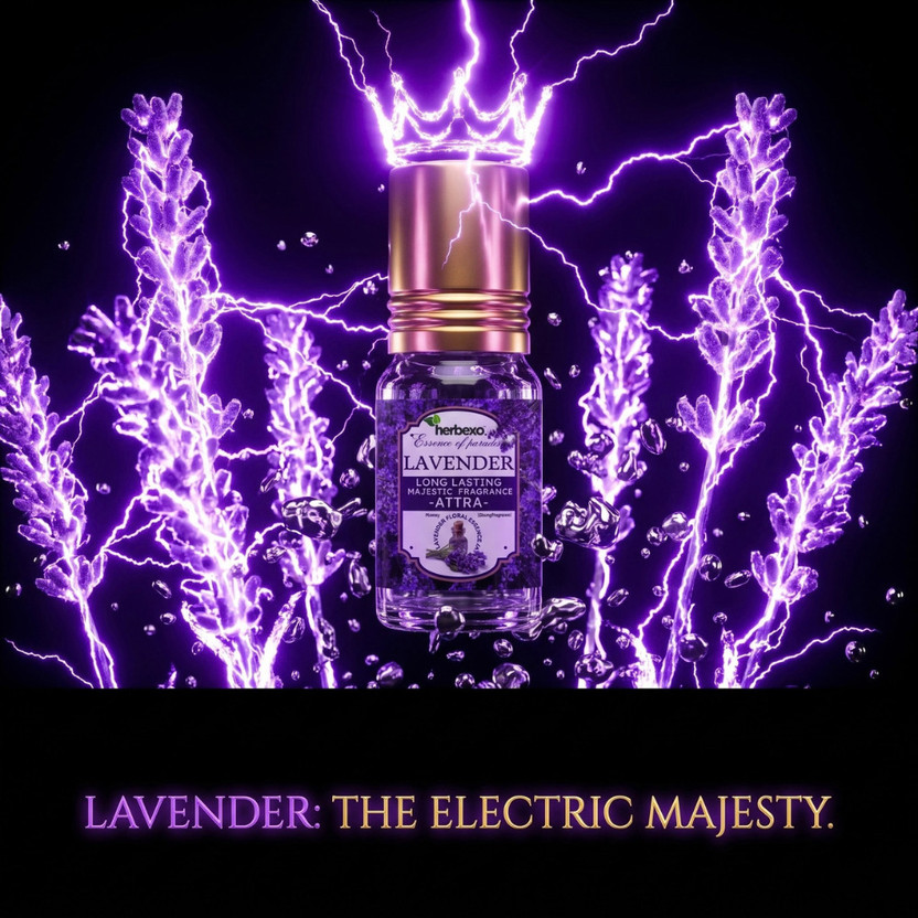 herbexo Lavender Attar Pure Lavender Ittar Natural Itra Long Lasting Fragrance Floral Attar(Floral)