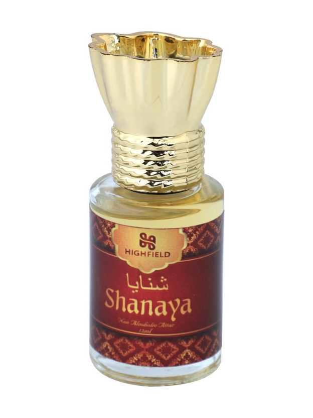 HIGHFIELD Shanaya Attar | Arabic & French Blend | Unisex Non-Alcoholic Roll-On 12ML Floral Attar(Oud (agarwood))