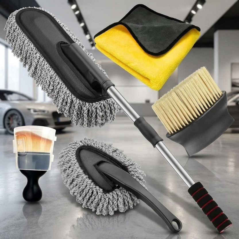 ORIDOR ORIDOR Pack Of 5 Vehicle Dusting Essentials Combo with Microfiber Dusters and Towel Combo - Flipkart Deal