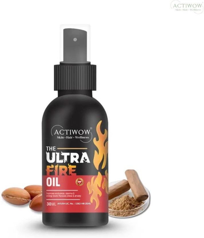 ACTIWOW Ultra Fire Oil Heat Booster Herbal Body Massage Oil(30 ml)