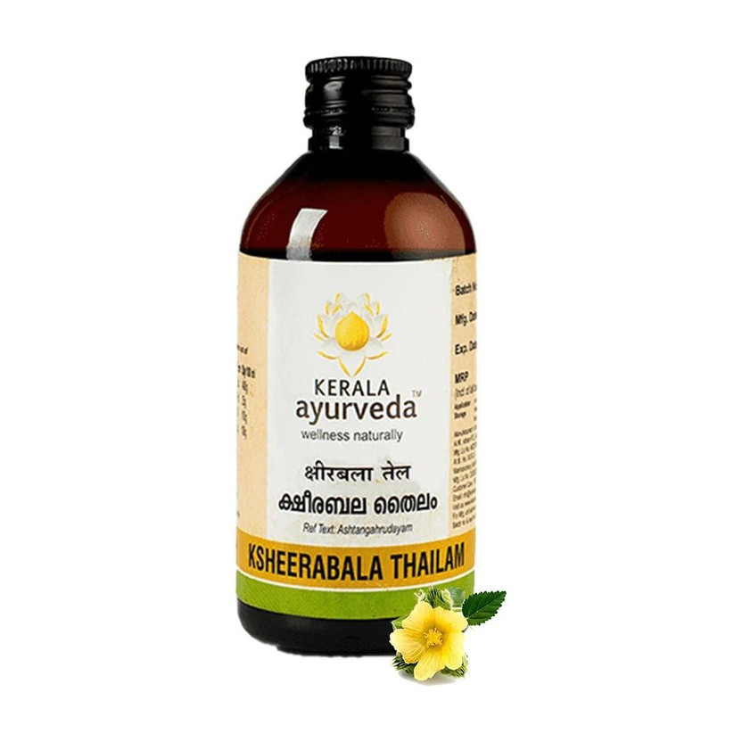 Kerala Ayurveda Ksheerabala Thailam Bedtime Foot Massage Oil,(200 ml)
