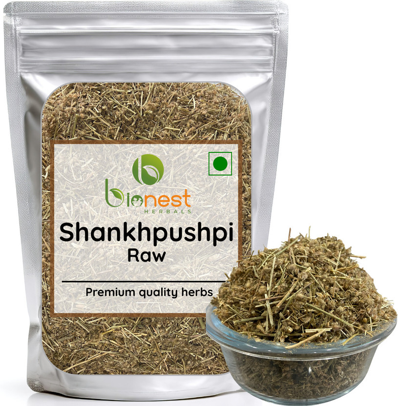 Bionest Herbals Shankhpushpi (Raw) -100 g- Sankhapuspi | Memory, Stress relief & Brain sharpness(100 g)