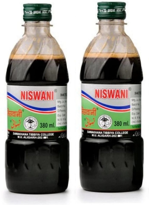 DAWAKHANA TIBYA NISWANI UNANI MEDICINE (760 ML) PACK OF 2(Pack of 2, 760 ml)