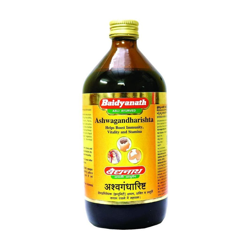 Baidyanath Ashwagandharishta | Helps Boost immunity - 450 ML(450 ml)