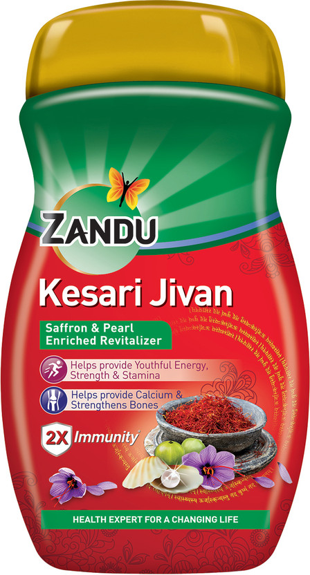 ZANDU Kesari Jivan | Saffron and Pearl Enriched Revitalizer(450 g)