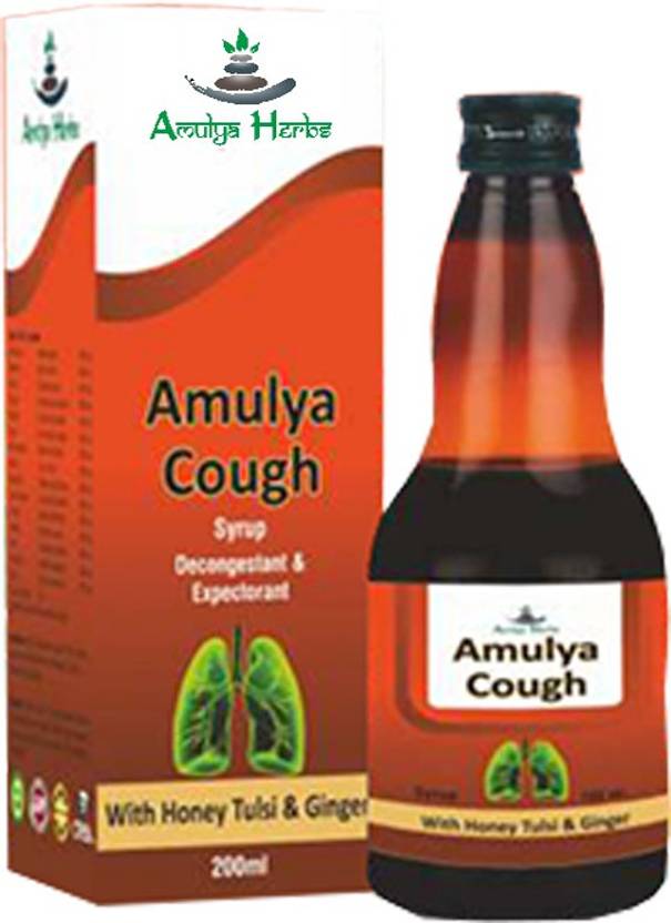 amulya herbs Cough Syrup Decongestant & Expectorant 200ml Price in