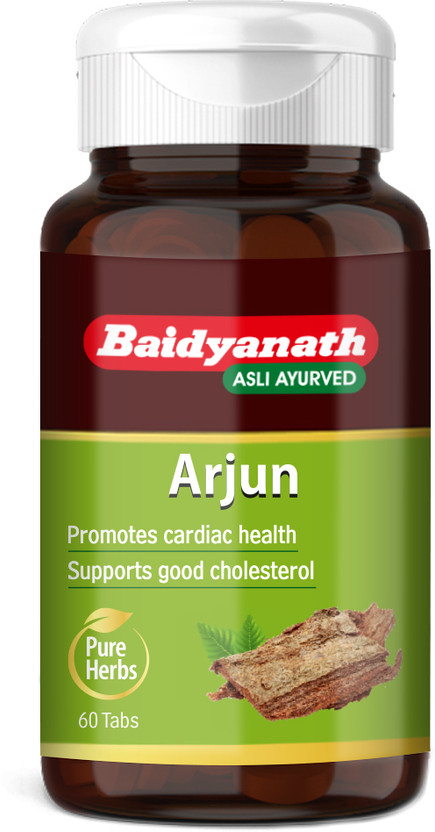 Baidyanath Arjun - 60 Tablets, Herbal Heart Wellness Supplement(60 Tablets)