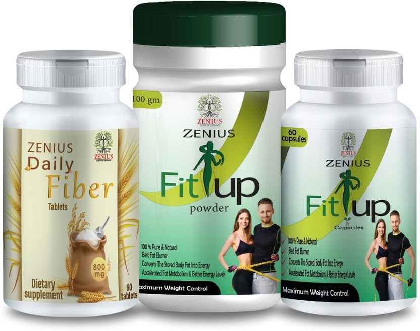 Zenius Zenius Fit Up Kit for Weight Management: Digestion, Immunity, and Energy(Pack of 3, 60 Tablets, 100 g, 60 Capsules) - Flipkart Deal