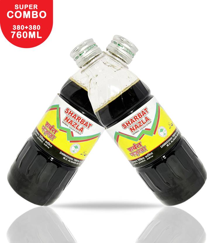 Dawakhana SHARBAT NAZLA Herbal Cough Syrup, Prepared for Cold Catarrh