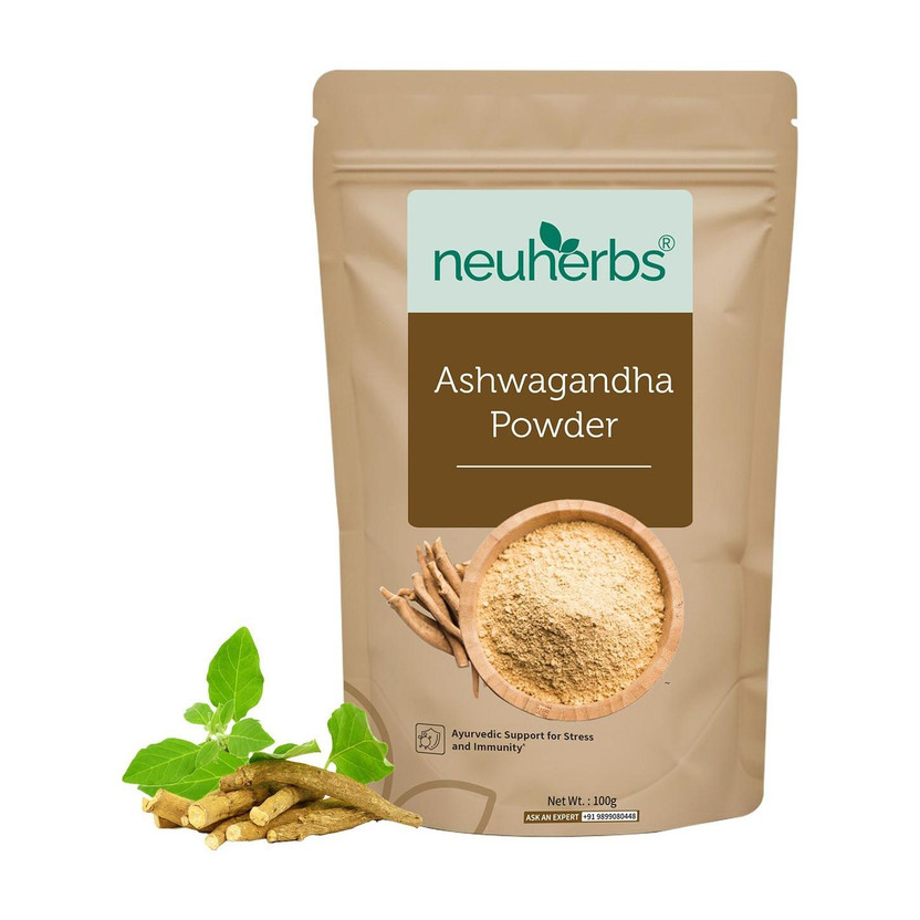Neuherbs Neuherbs Organic Ashwagandha Powder | Ayurvedic Care for Stress Relief |No Additives(100 g) - Flipkart Deal