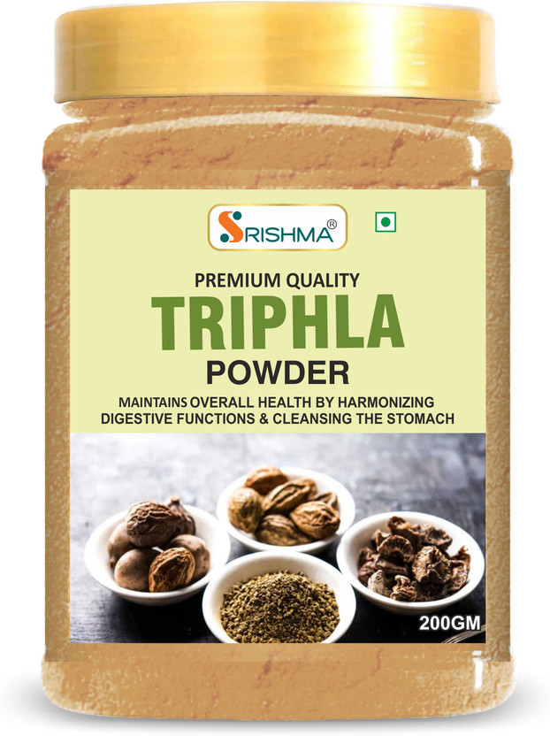 Srishma Triphala Powder | Helps Relieve Constipation | Quick Acidity & Gas Relief, 200g(200 g)