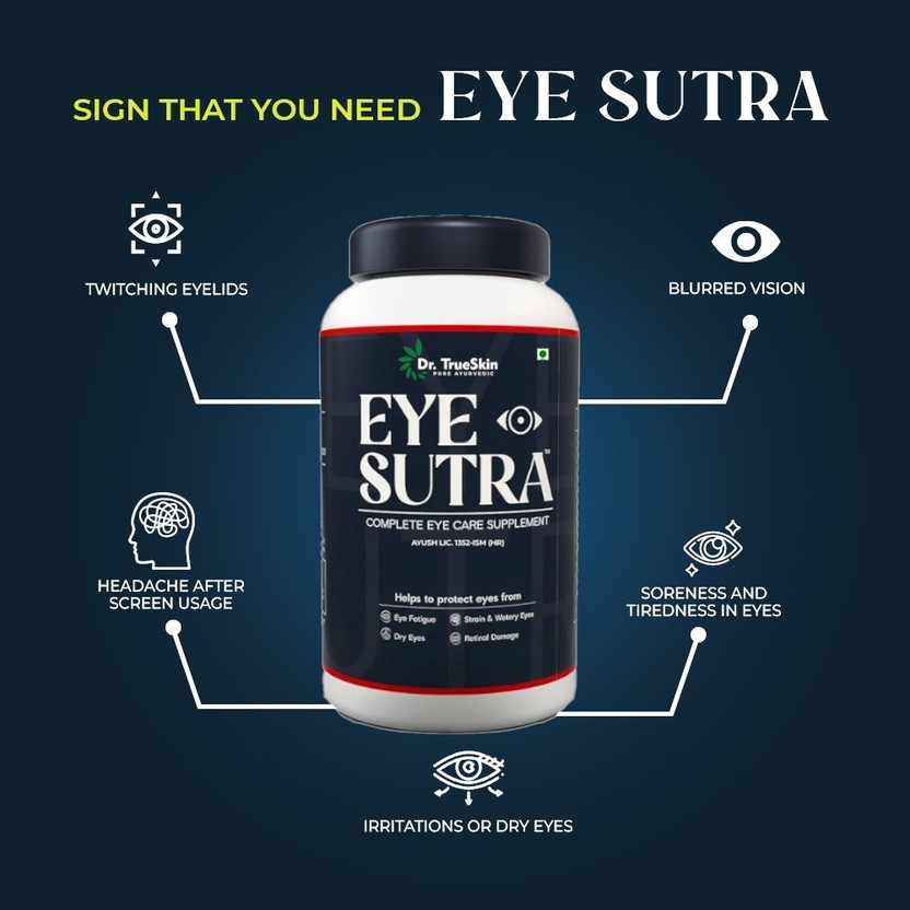 Dr.TrueSkin Eye Sutra Powder Holistic Vision Booster includes Powder(150 g)