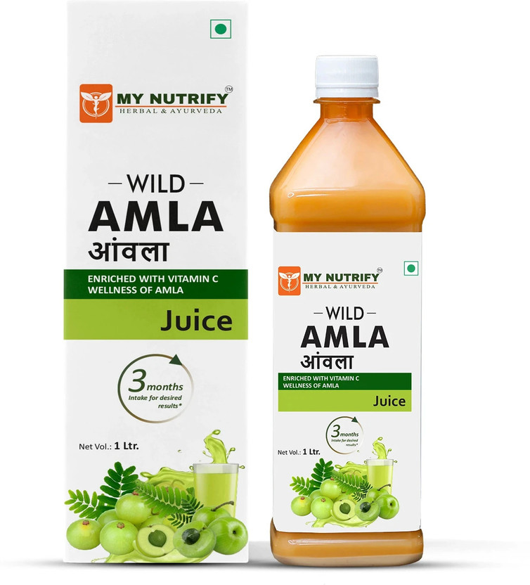 My Nutrify Herbal & Ayurveda's Wild Amla Juice - 1 L | Natural Immunity Booster |(1 L)