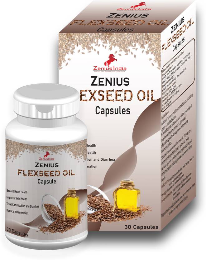 Zenius flaxseed Oil Capsules flax seeds for hair growth Price in India Buy Zenius flaxseed