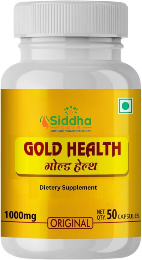 Siddha cure Gold Health For Good Health(50 Capsules)
