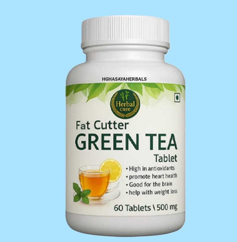 HGHASAYAHERBAL Fat Cutter Green Tea Tablet 20(60 Tablets)