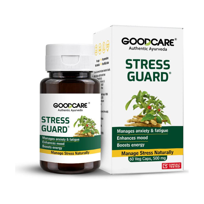 GOODCARE GOODCARE Stress Guard for Stress & Energy(60 Capsules) - Flipkart Deal