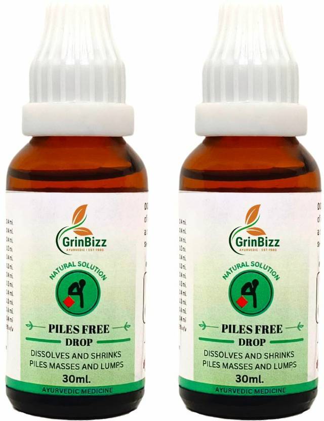 Piles Free Drop For Stop Bleeding Piles, Itching, Bawasir No