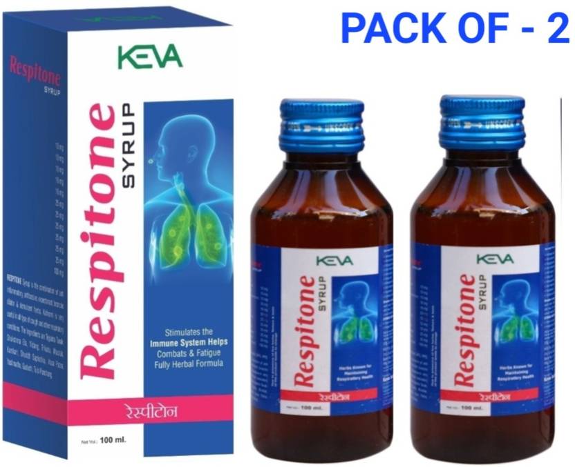 KEVA Respitone Syrup problems like wheezing, cough, cold, Dust allergic