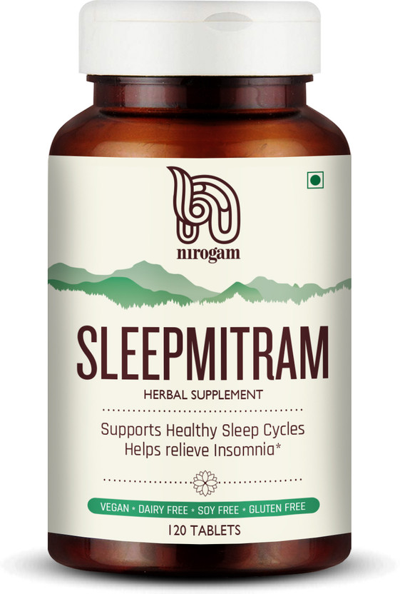 nirogam nirogam Sleepmitram | Sleep Support Supplement | Relaxation & Restful Sleep(120 Tablets) - Flipkart Deal