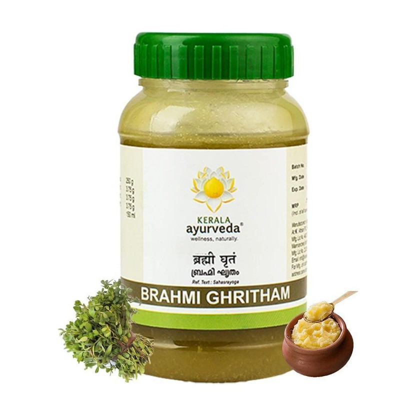 Kerala Ayurveda Brahmi Ghritham with Shankhapushpi, Ghee for brain Health(150 ml)