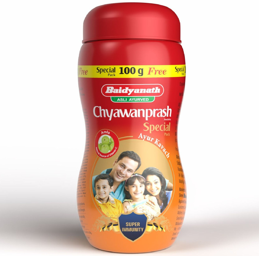 Baidyanath Chyawanprash Special Pack, 900g + 100g, Enriched with 47 Ayurvedic Ingredients(1 kg)