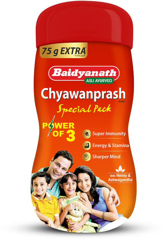Baidyanath Chyawanprash Special 500g+75g| Natural Immunity Enhancer | Goodness of Amla(500 g)
