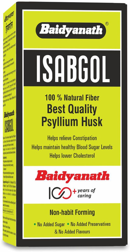 Baidyanath Isabgol Psyllium Husk Powder - 200gm | Effective Constipation Relief, Digestion(200 g)