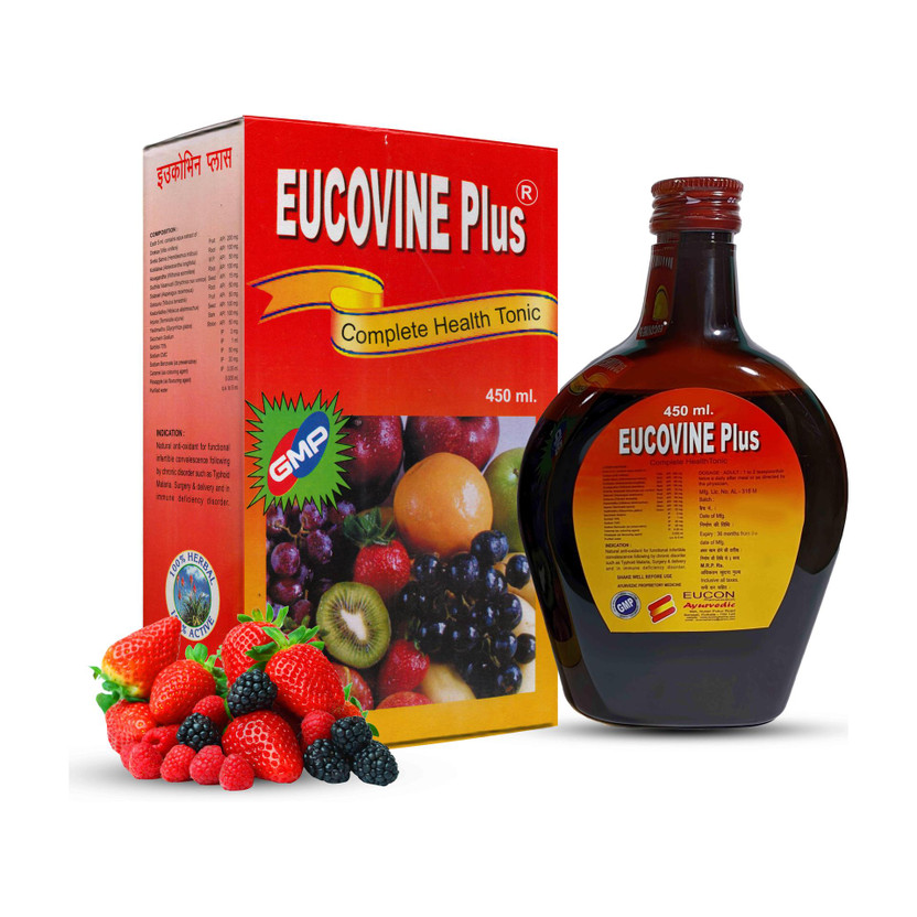 EUCOVINE PLUS || Complete Health Tonic || Ayurvedic ||(450 ml)