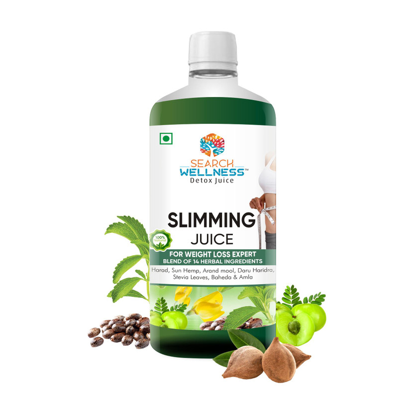 SEARCH WELLNESS Sliming Juice 500ml For Weight Management | Improve Digestion & Detox Liver(500 ml)