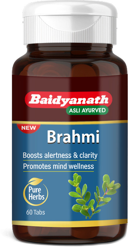 Baidyanath Brahmi Tablets 60 – Ayurvedic Support for Memory, Focus & Mental Clarity(60 Tablets)