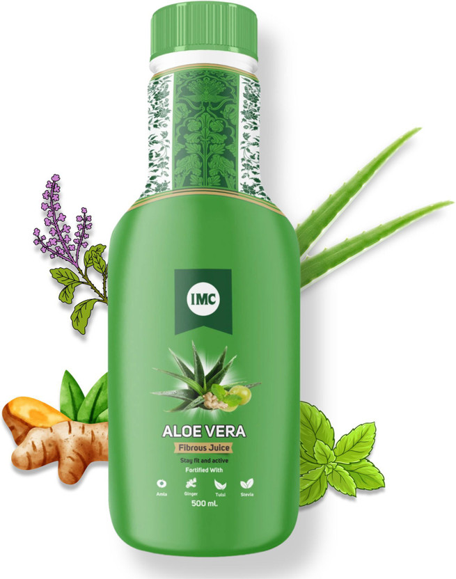 IMC Aloe Vera Fibrous Juice | Boosts Immunity, Fights Weakness & Enhances Health(500 ml)