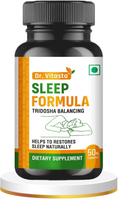 Dr Dr Vitasta Deep sleep,Ayurvedic medicine for Tridosa balancing Improve sleep quality(50 Capsules) - Flipkart Deal