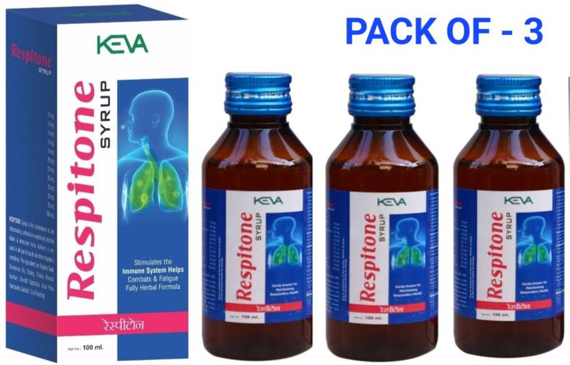 KEVA Respitone Syrup problems like wheezing, cough, cold, Dust allergic