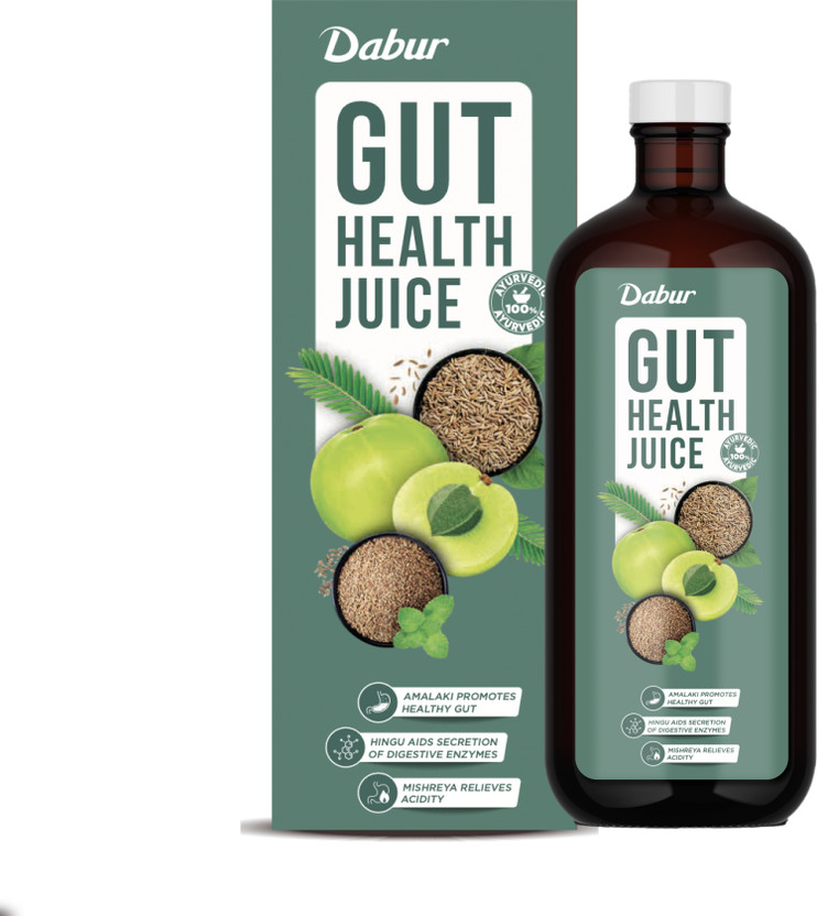 Dabur Gut Health Juice -100% Natural & Ayurvedic|All in one Digestive-Care Solution(1 L)