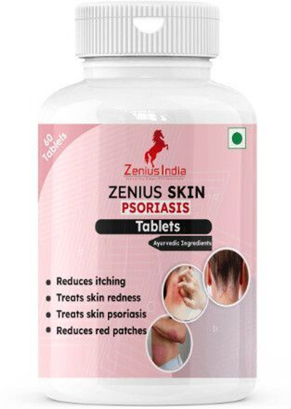 Zenius Skin Psoriasis Tablet | Ayurvedic Medicine for Skin Problems | 60 Tablets(60 Tablets)