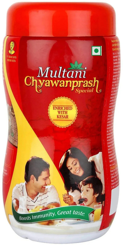 Multani Chyawanprash Special Enriched With Kesar | Builds Strength & Stamina - 500gm(500 g)